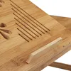 Relaxdays Höhenverstellbarer Laptoptisch fürs Bett, Bambus Produktbild-Vorschau 8