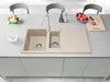 Granitspüle Spülbecken Küchenspüle Einbauspüle 100x50 cm 2 Produktbild-Vorschau 2