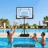 COSTWAY LED Basketballkorb mit Rollen, Ständer, 115-144 cm, Produktbild-Vorschau 2