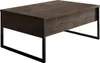 Skye Decor, Luxe - Walnut, Black, Couchtische, Nussbaum, 90 Produktbild-Vorschau 4