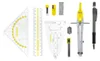 DynaTech Geometrie- und Zirkelset (13-teilig) Etui mit Produktbild-Vorschau 7