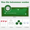 300 x 100 cm Golf Puttingmatte Golfmatte mit Kunstrasen Produktbild-Vorschau 3
