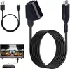 Scart auf zu HDMI Konverter Kabel Video Audio Adapter Produktbild-Vorschau 1