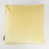 Samtkissen Kederumrandung Federfüllung gelb 50x50cm Produktbild-Vorschau 2