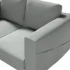 Dekoria Bezug für Norsborg 2-Sitzer Sofa, blau, Norsborg Produktbild-Vorschau 3