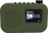 A digital radio with a screen displaying song information. Produktbild-Vorschau