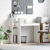 vidaXL Scrivania con ripiano bianco 100 x 40 x 90 cm Anteprima dell’immagine prodotto 2