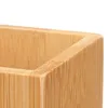Bicchiere per spazzolino da denti in bambù, quadrato, 6,8 x Anteprima dell’immagine prodotto 3