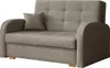 A studio shot of a sofa bed.