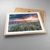 Gerahmtes Poster - Rahmen in heller Eiche - Strand Gras Produktbild-Vorschau 3