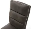 DELIFE Freischwinger Pela-Flex Mikrofaser Anthrazit Vintage Produktbild-Vorschau 4