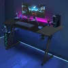 XMTECH Gaming Tisch Eckschreibtischer 140x60cm PC Produktbild-Vorschau 9