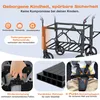 Sekey Faltbarer Bollerwagen mit Dach, Kinderwagen für 2-4 Produktbild-Vorschau 7