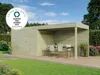Gartenhaus Modell QB-Line 12,60 m² + 300 cm Anbau Produktbild-Vorschau 5
