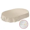 Tischdecke Wachstuch Einfarbig Beige Robust Wasserabweisend Produktbild-Vorschau 2