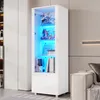 Merax Hochglanz Vitrine mit LED-Beleuchtung, Produktbild-Vorschau 1