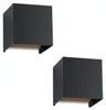 ZMH LED Wandlamp 2 stuks, buiten, zwart, wandlamp met G9 Productafbeelding-voorbeeld 10