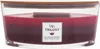 A multi-layered candle in a glass jar with a wooden lid. Produktbild-Vorschau