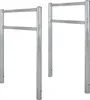 2x Fahrradanlehnbügel mit Knieholm 115x75 cm Stahl Produktbild-Vorschau 1