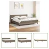 The Living Store Boxspringbett mit Matratze Taupe 200x200 Produktbild-Vorschau 7