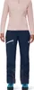 Damen Softshellhose "Taiss Guide SO Pants" von Mammut in dunkelblau mit seitlichem Reißverschluss und reflektierenden Details. Podgląd zdjęcia produktu