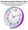 Kinder Wanduhr 12 Zoll, Leise Quarzuhr, 3D Zahlen, Modernes Produktbild-Vorschau 6