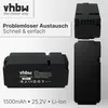 vhbw Akku kompatibel mit Ferrex R800 Easy+ Rasenmäher Produktbild-Vorschau 5