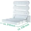 RIDDER Klappbarer Duschsitz Weiß A00200101 Produktbild-Vorschau 4