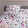 Estella Mako-Satin Bettwäsche Belmira hellblau 155x220 cm + Produktbild-Vorschau 3