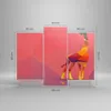 Bild auf Leinwand - Leinwandbild - Giraffe modern Grafik - Produktbild-Vorschau 3