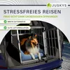 Juskys Alu Hunde-Transportbox L - 90 × 65 × 69 cm – Auto Produktbild-Vorschau 6