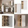 Badschrank Vicco Karen Sonoma/Weiß 50 x 75 cm mit Tür und Produktbild-Vorschau 9