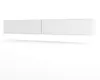 TV-Lowboard Fernsehschrank SIMPLY DUO UP HÄNGEND Weiß Produktbild-Vorschau 4