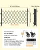 Porte de sécurité VEVOR (simple) Porte à ciseaux pliante Voir les images du produit 7