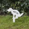 Esschert Design cartello per cani "No!" bianco; HB18 Anteprima dell’immagine prodotto 5