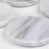 6er Set Glas Untersetzer 10cm rund Marmor Natur Küchendeko Produktbild-Vorschau 3