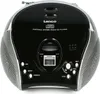 Lenco SCD-24 Black/Silver - Tragbares FM-Radio mit Produktbild-Vorschau 1