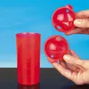 Trinkbecher, 250ml, rot-transparent | Stück (1 Stück) Produktbild-Vorschau 3