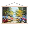 MuchoWow® Textilposter Malerei - Blumen - Natur - Ölfarbe Produktbild-Vorschau 1