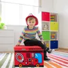 relaxdays Spielzeugkiste faltbar mit Deckel Produktbild-Vorschau 3