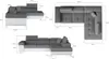 nabbi Ecksofa mit Zersetzung u Lagerraum Almero P - braun / Produktbild-Vorschau 7