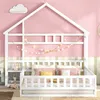 Traumhaftes Kinderbett mit Sicherheitsgitter & Haus-Design, Produktbild-Vorschau 3