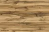 A close-up view of a wooden surface with horizontal planks, showing wood grain and knots. Produktbild-Vorschau