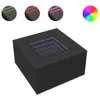 vidaXL LED-salontafel, zwart, 60x60x40 cm, van houtvezel Productafbeelding-voorbeeld 1