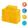 Lavea® 10-teiliges Handtuch Set Elena, 100% Baumwolle - 4x Produktbild-Vorschau 2