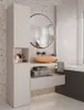 BDW, Badezimmerschrank mit Wäschekorb, 2 Türen, 174x31x30, Produktbild-Vorschau 2