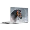 MuchoWow® Laptop Aufkleber Sticker Cover Pferd - Smoke - Produktbild-Vorschau 1