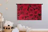 MuchoWow® Wandteppich Wandbehang Rosen - Rot - Blumenstrauß Produktbild-Vorschau 3