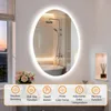 WISFOR LED, owalny lustro do łazienki, 60x80 cm, lustro Podgląd zdjęcia produktu 6