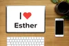 MuchoWow® Laptop Aufkleber Sticker Cover Ich liebe - Esther Produktbild-Vorschau 2